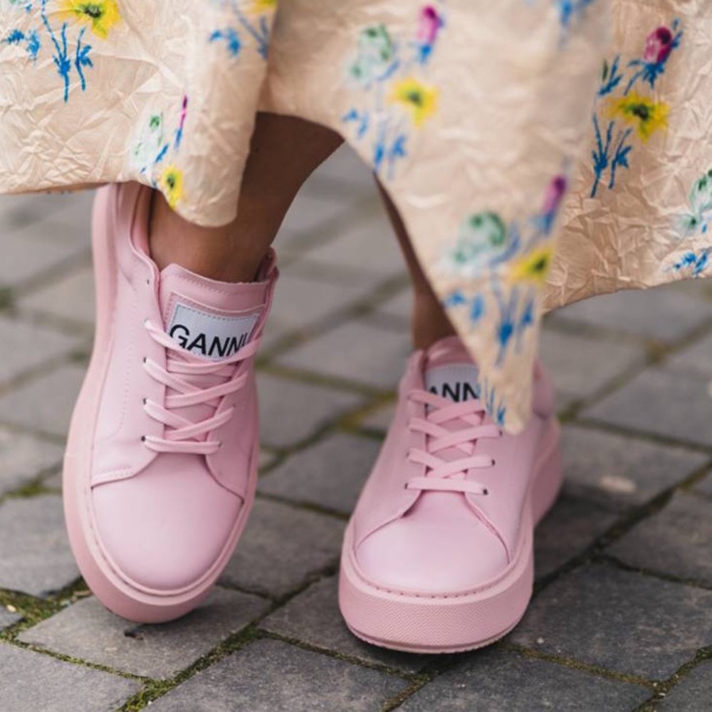 Ganni Pink Sneakers